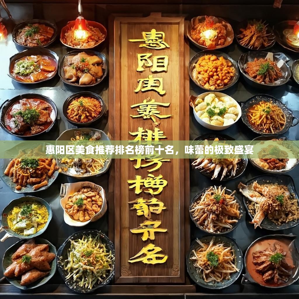 惠阳区美食推荐排名榜前十名，味蕾的极致盛宴